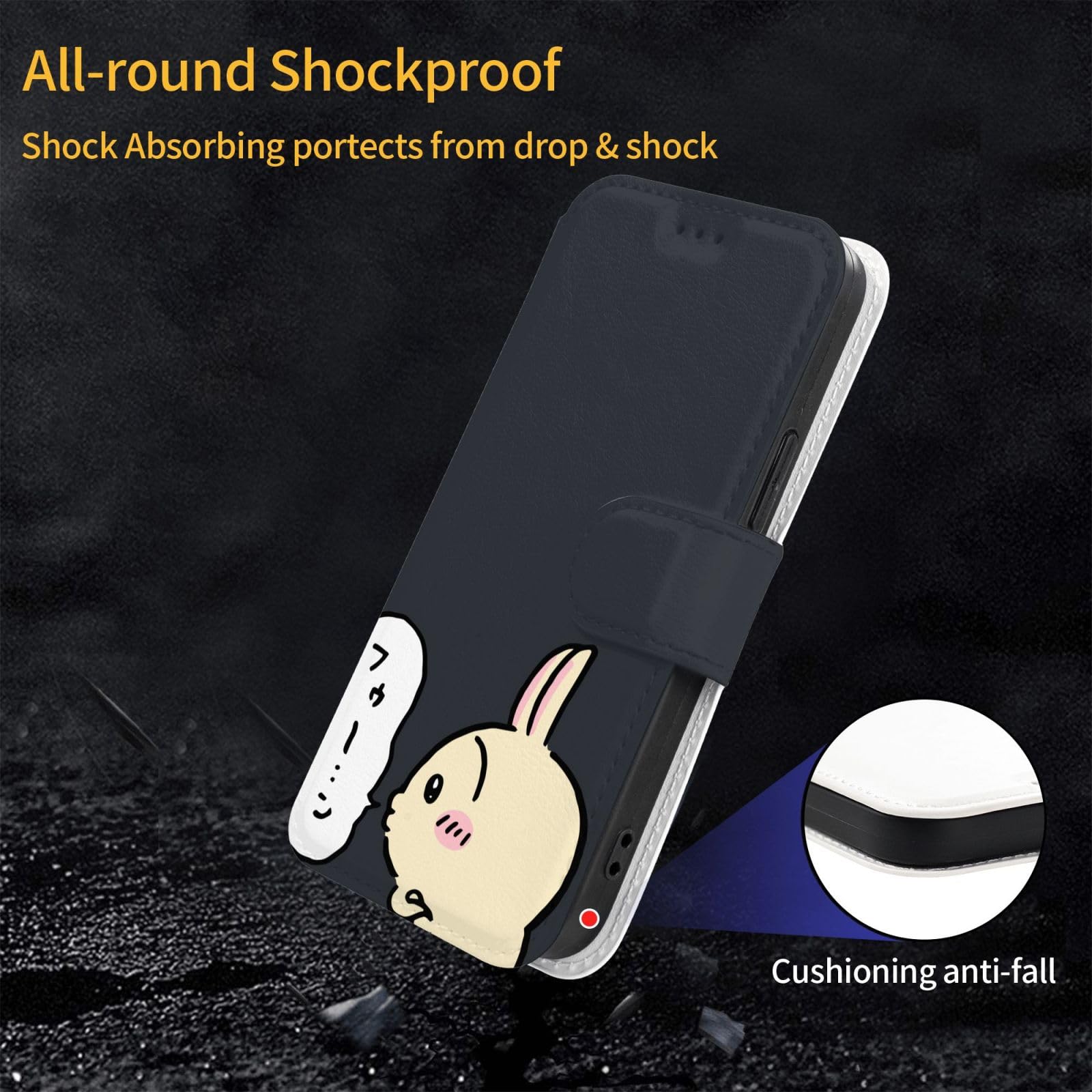 Amazon.co.jp: iPhone12pro ケース 手帳型 ちいかわ うさぎ